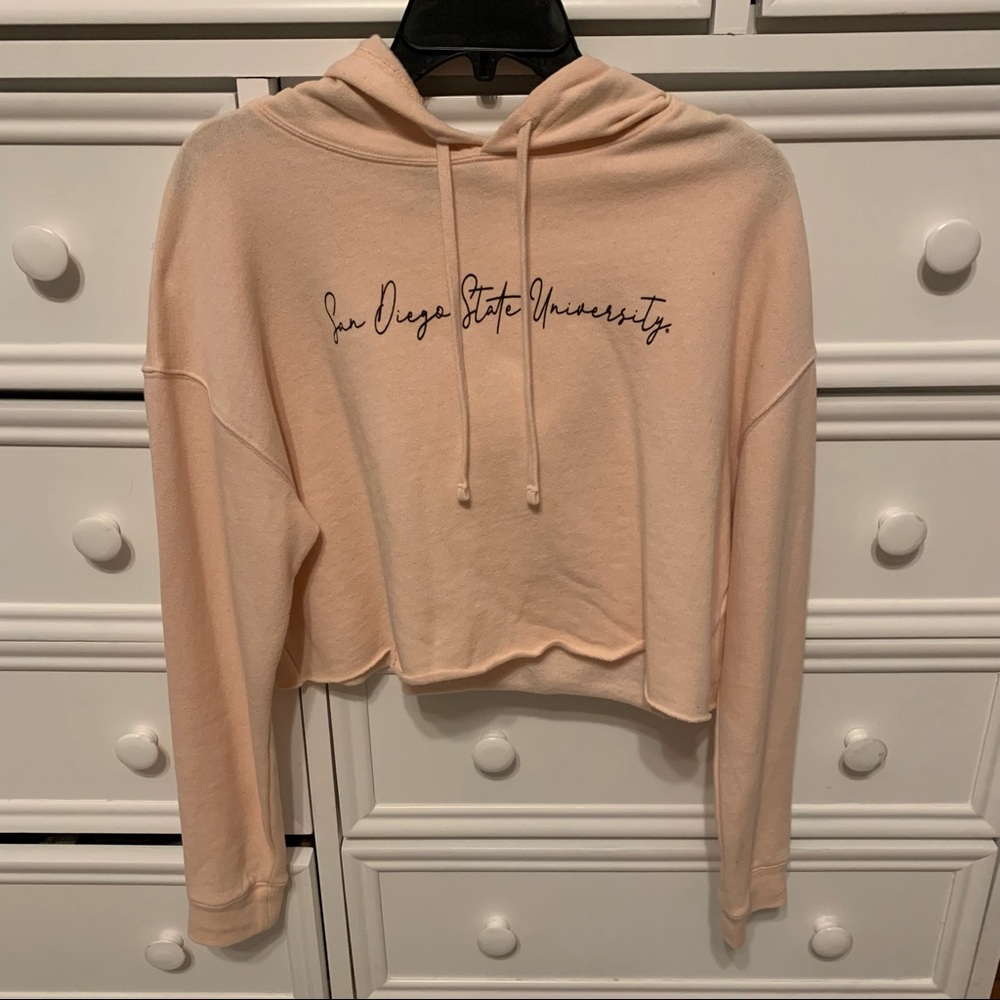 NWOT SDSU Cropped Sweatshirt Size S
